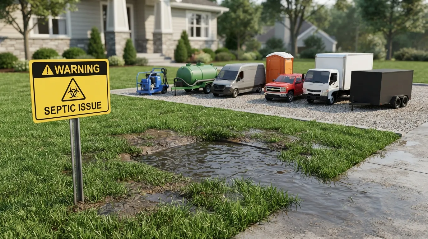 Septic Tank Warning Signs in Sparks, NV